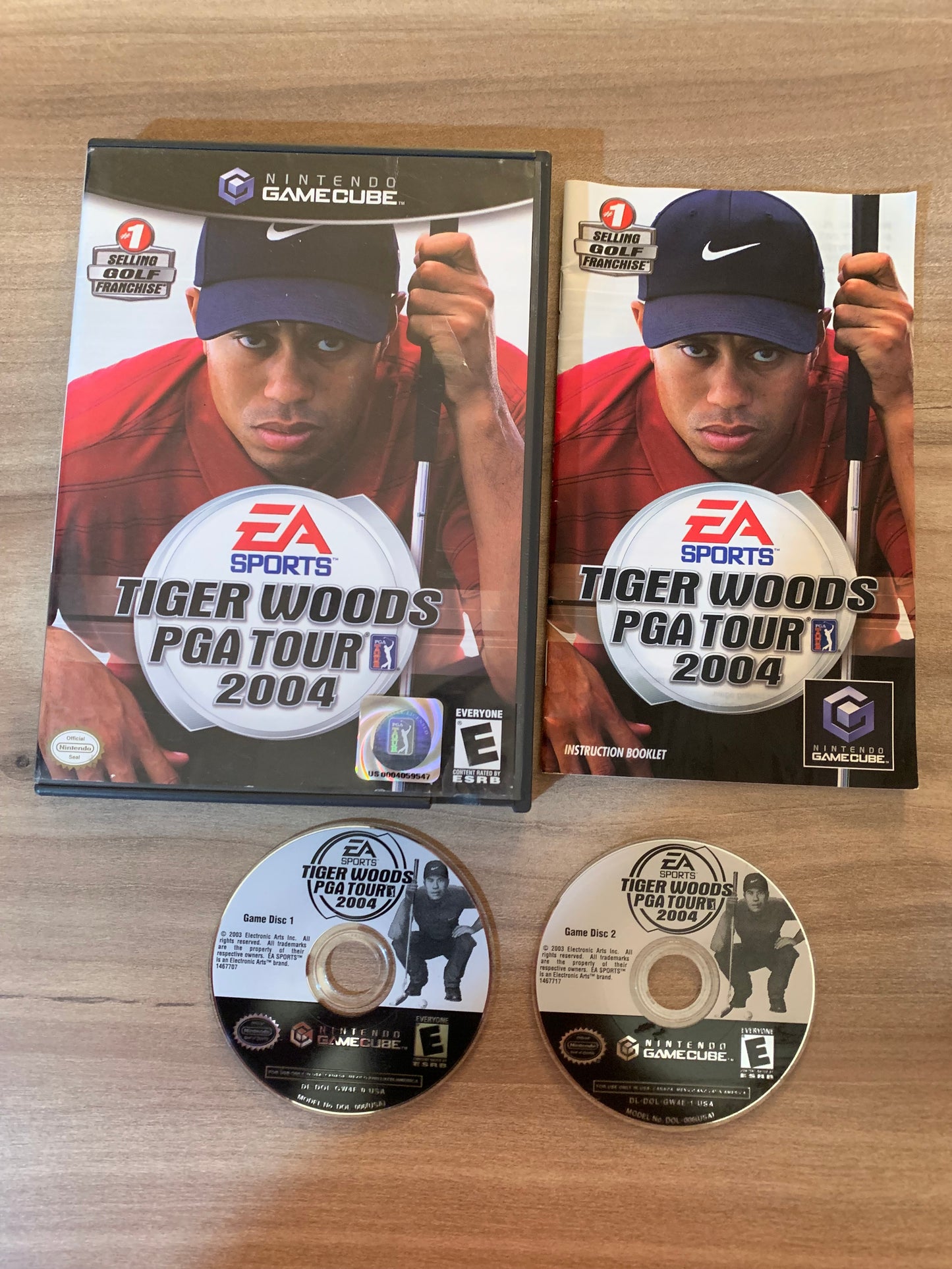 PiXEL-RETRO.COM : NINTENDO GAMECUBE COMPLETE CIB BOX MANUAL GAME NTSC TIGER WOODS PGA TOUR 2004