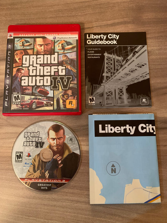 PiXEL-RETRO.COM : SONY PLAYSTATION 3 (PS3) COMPLET CIB BOX MANUAL GAME NTSC GRAND THEFT AUTO IV