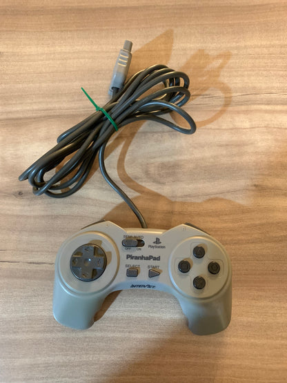 PiXEL-RETRO.COM : SONY PLAYSTATION (PS1) CONTROLLER JOYSTICK NTSC INTERACT PIRANHA PAD SV-100