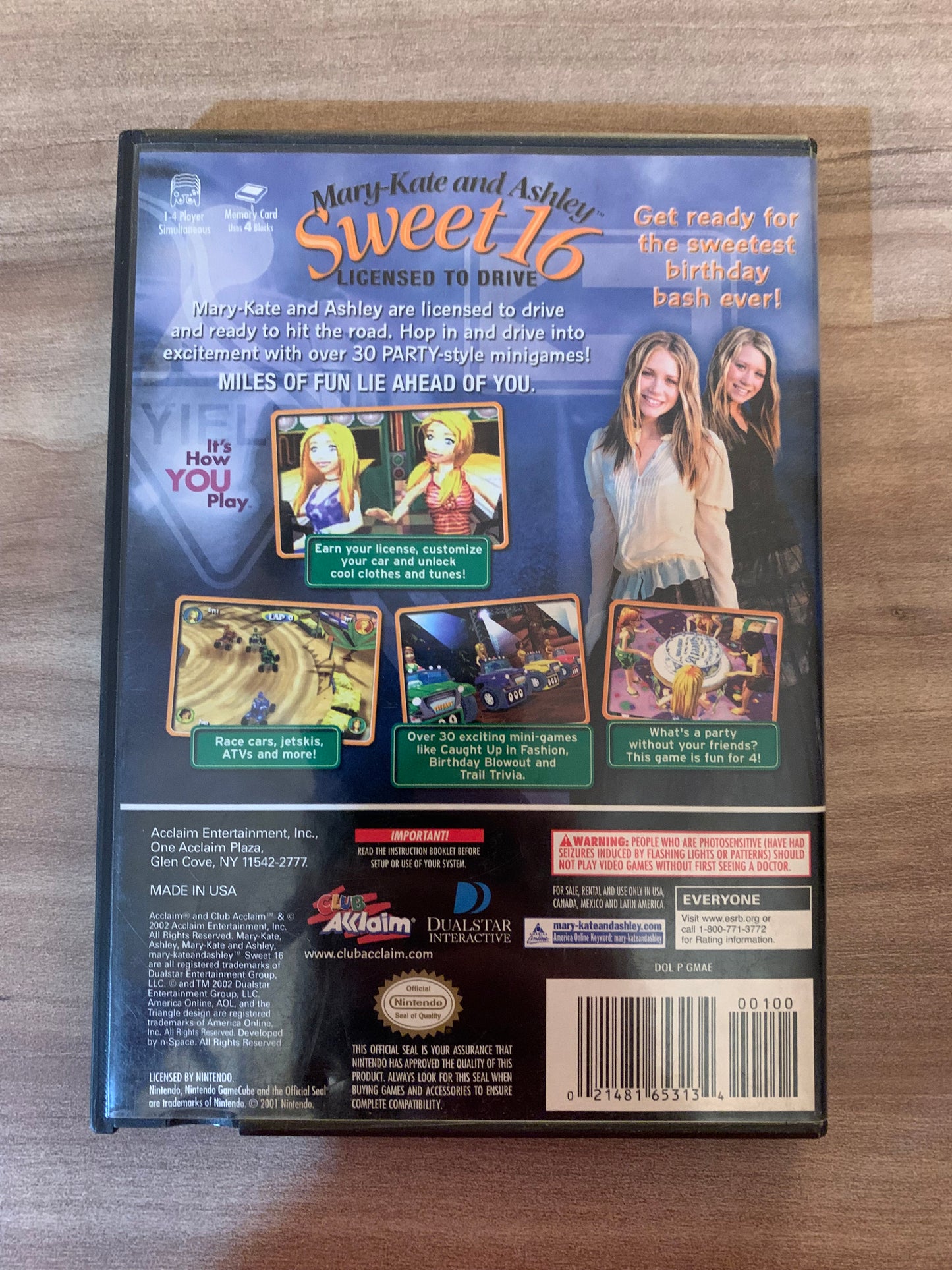 NiNTENDO GAMECUBE [NGC] | MARY-KATE AND ASHLEY SWEET 16 LiCENSED TO DRiVE