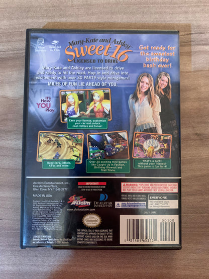 NiNTENDO GAMECUBE [NGC] | MARY-KATE AND ASHLEY SWEET 16 LiCENSED TO DRiVE