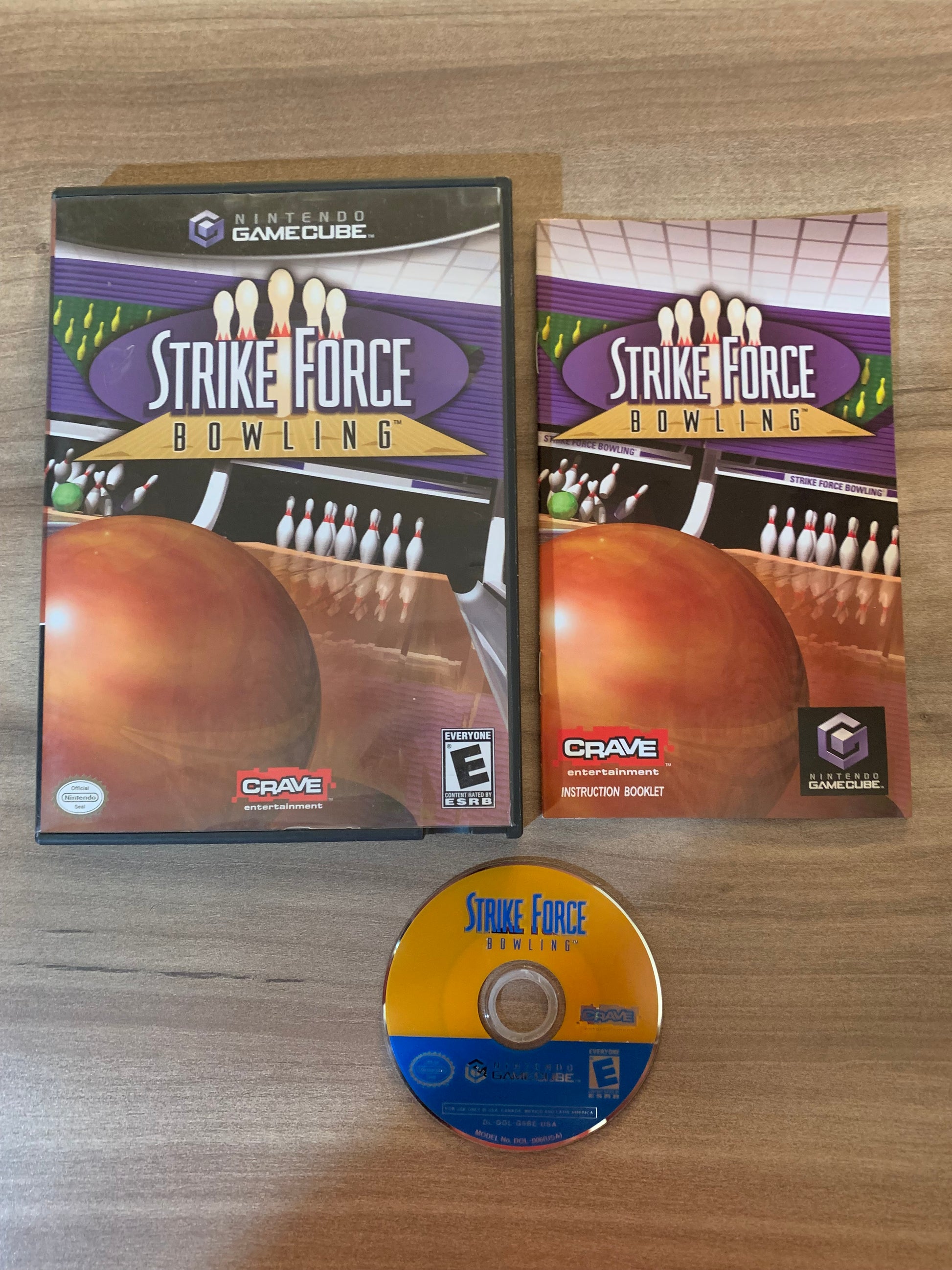 PiXEL-RETRO.COM : NINTENDO GAMECUBE COMPLETE CIB BOX MANUAL GAME NTSC STRIKE FORCE BOWLING