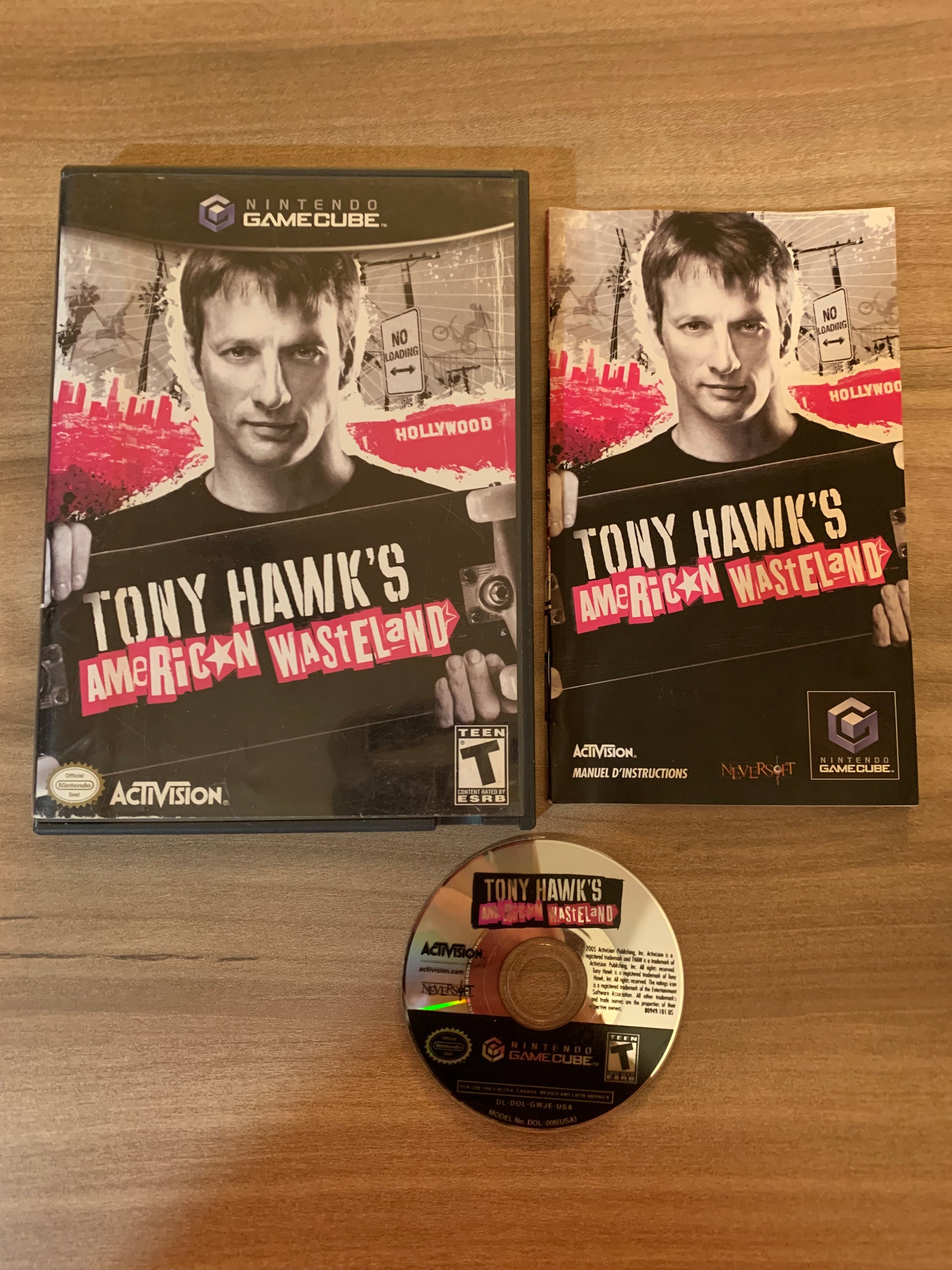 PiXEL-RETRO.COM : NINTENDO GAMECUBE COMPLETE CIB BOX MANUAL GAME NTSC TONY HAWK'S AMERICAN WASTELAND