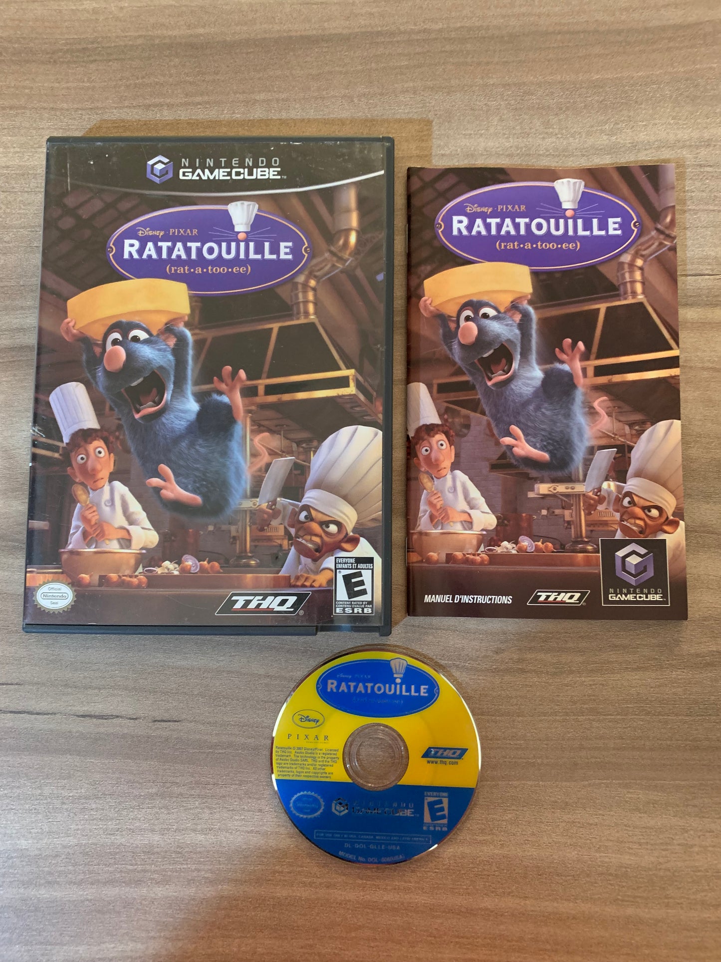 PiXEL-RETRO.COM : NINTENDO GAMECUBE COMPLETE CIB BOX MANUAL GAME NTSC RATATOUILLE