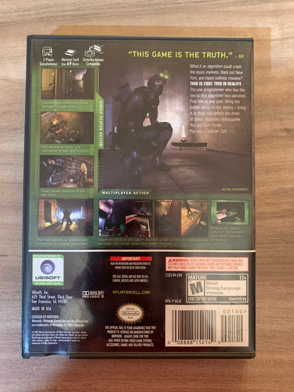 NiNTENDO GAMECUBE [NGC] | TOM CLANCEYS SPLiNTER CELL CHAOS THEORY