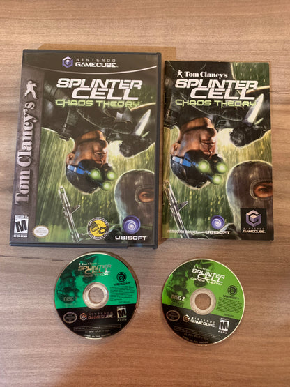 PiXEL-RETRO.COM : NINTENDO GAMECUBE COMPLETE CIB BOX MANUAL GAME NTSC TOM CLANCEY'S SPLINTER CELL CHAOS THEORY