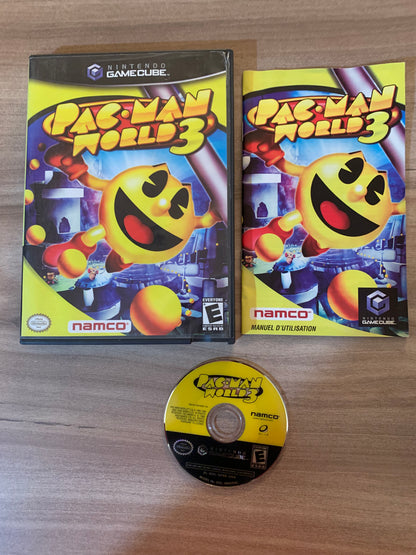 PiXEL-RETRO.COM : NINTENDO GAMECUBE COMPLETE CIB BOX MANUAL GAME NTSC PAC-MAN WORLD 3