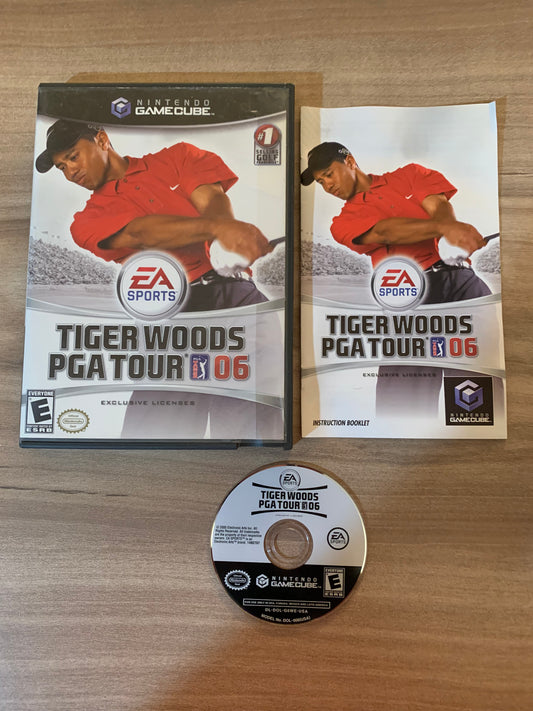 PiXEL-RETRO.COM : NINTENDO GAMECUBE COMPLETE CIB BOX MANUAL GAME NTSC TIGER WOODS PGA TOUR 06