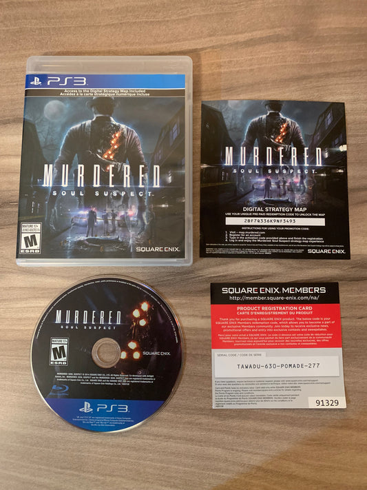 PiXEL-RETRO.COM : SONY PLAYSTATION 3 (PS3) COMPLET CIB BOX MANUAL GAME NTSC MURDERED SOUL SUSPECT