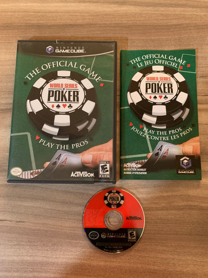PiXEL-RETRO.COM : NINTENDO GAMECUBE COMPLETE CIB BOX MANUAL GAME NTSC THE OFFICIAL GAME WORLD SERIES POKER PLAY THE PROS