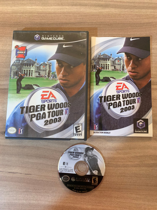 PiXEL-RETRO.COM : NINTENDO GAMECUBE COMPLETE CIB BOX MANUAL GAME NTSC TIGER WOODS PGA TOUR 2003