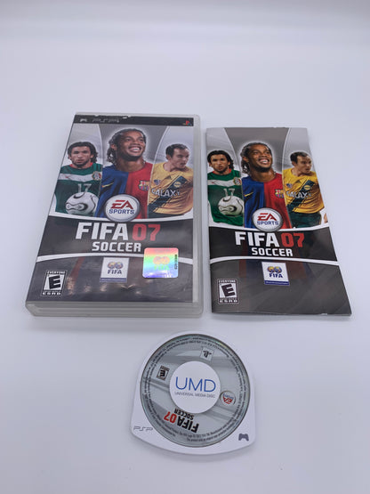 PiXEL-RETRO.COM : SONY PLAYSTATION PORTABLE (PSP) COMPLET CIB BOX MANUAL GAME NTSC FIFA 07 SOCCER