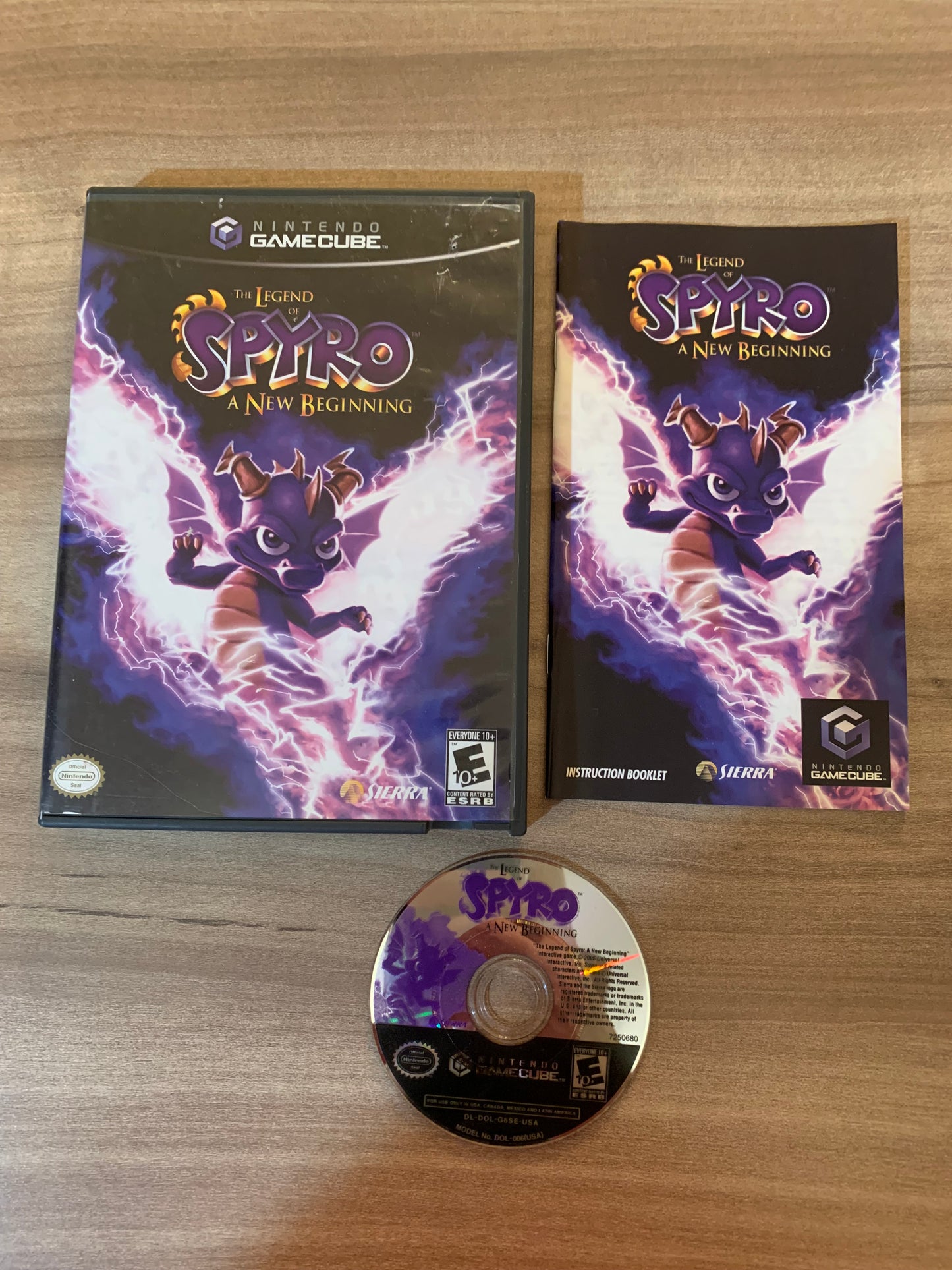 PiXEL-RETRO.COM : NINTENDO GAMECUBE COMPLETE CIB BOX MANUAL GAME NTSC THE LEGEND OF SPYRO A NEW BEGINNING