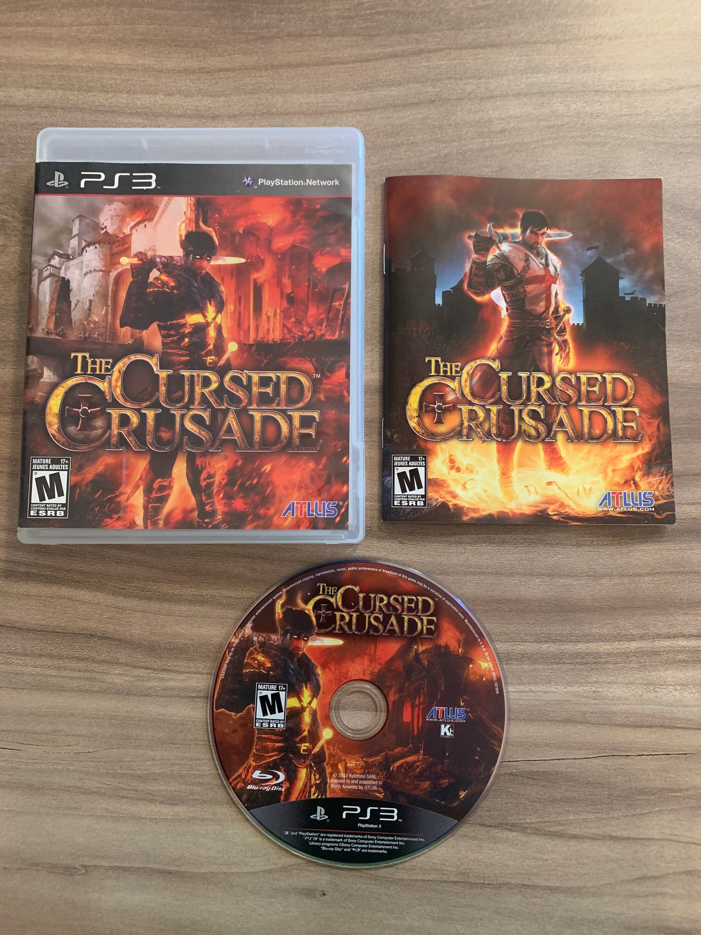 PiXEL-RETRO.COM : SONY PLAYSTATION 3 (PS3) COMPLET CIB BOX MANUAL GAME NTSC THE CURSED CRUSADE