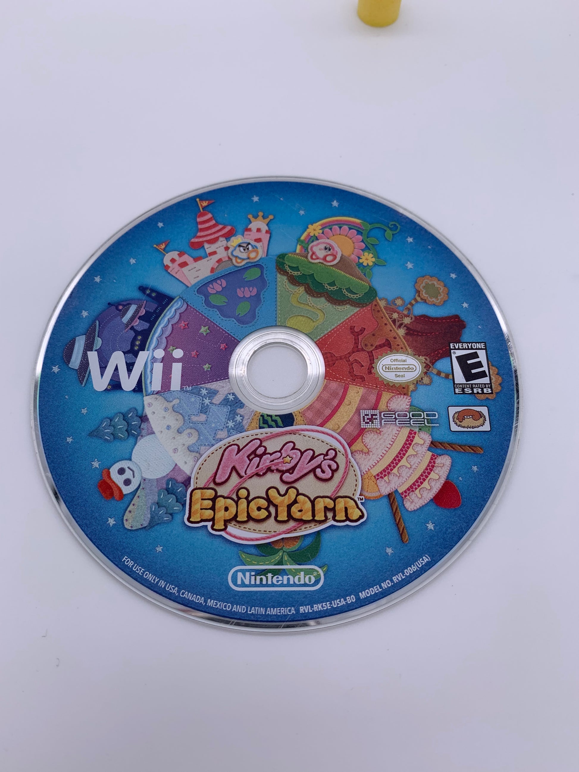 PiXEL-RETRO.COM : NINTENDO WII COMPLET CIB BOX MANUAL GAME NTSC KIRBY'S EPIC YARN