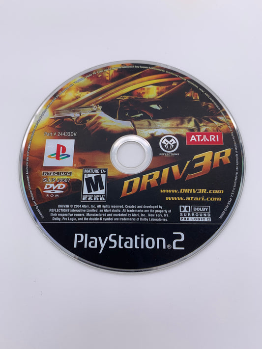 PiXEL-RETRO.COM : SONY PLAYSTATION 2 (PS2) COMPLET CIB BOX MANUAL GAME NTSC DRIV3R DRIVER 3