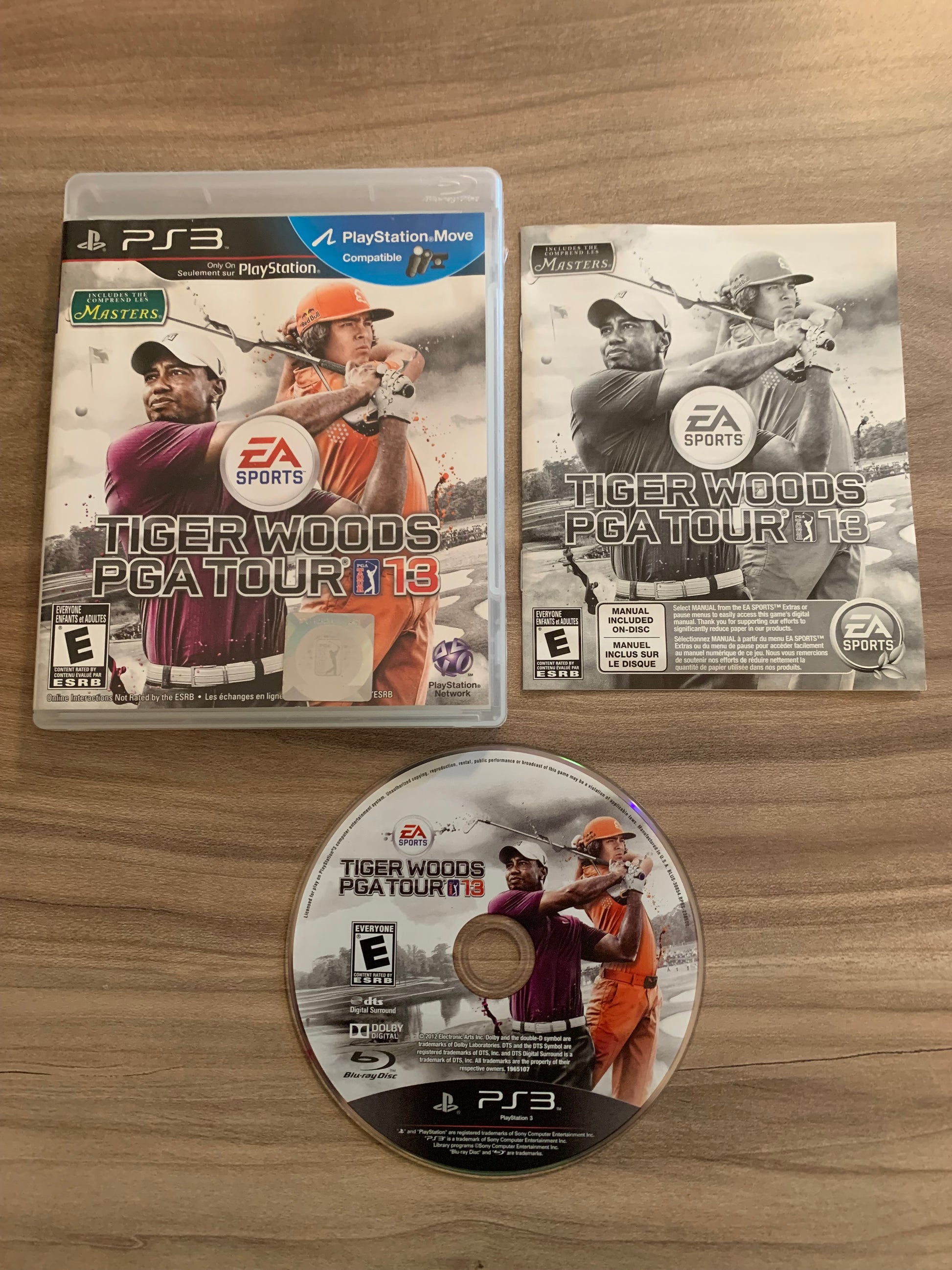 PiXEL-RETRO.COM : SONY PLAYSTATION 3 (PS3) COMPLET CIB BOX MANUAL GAME NTSC TIGER WOODS PGA TOUR 13