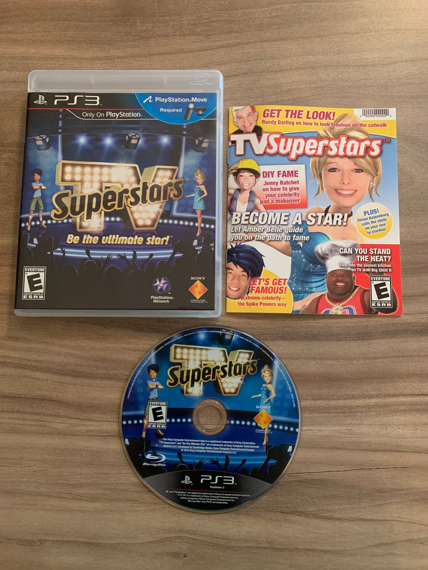PiXEL-RETRO.COM : SONY PLAYSTATION 3 (PS3) COMPLET CIB BOX MANUAL GAME NTSC TV SUPERSTARS BE THE ULTIMATE STAR!