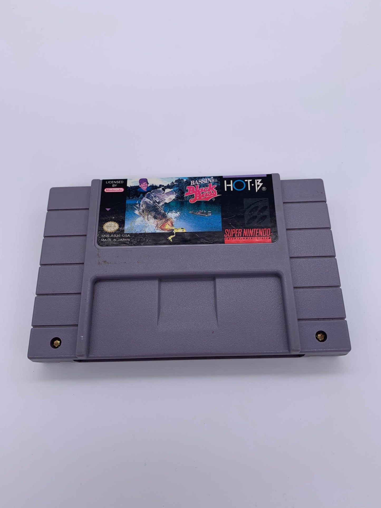 PiXEL-RETRO.COM : SUPER NINTENDO NES (SNES) GAME NTSC BASSIN'S BLACK BASS