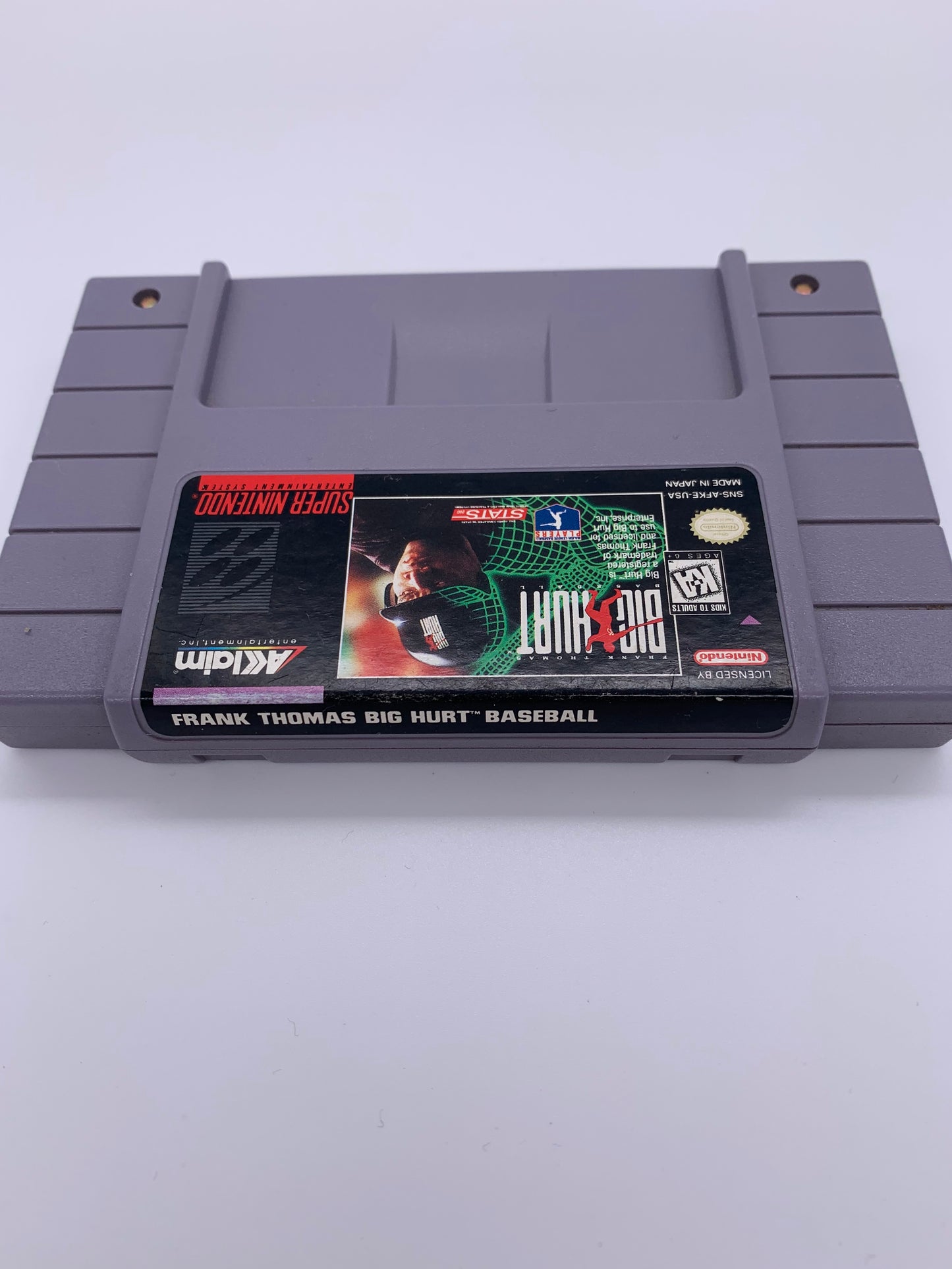 SUPER NiNTENDO [SNES] | FRANK THOMAS BiG HURT BASEBALL