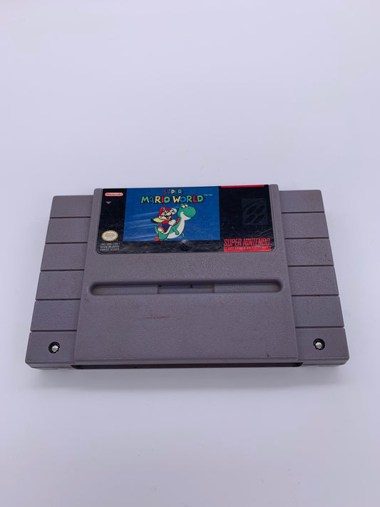 PiXEL-RETRO.COM : SUPER NINTENDO NES (SNES) GAME NTSC SUPER MARIO WORLD
