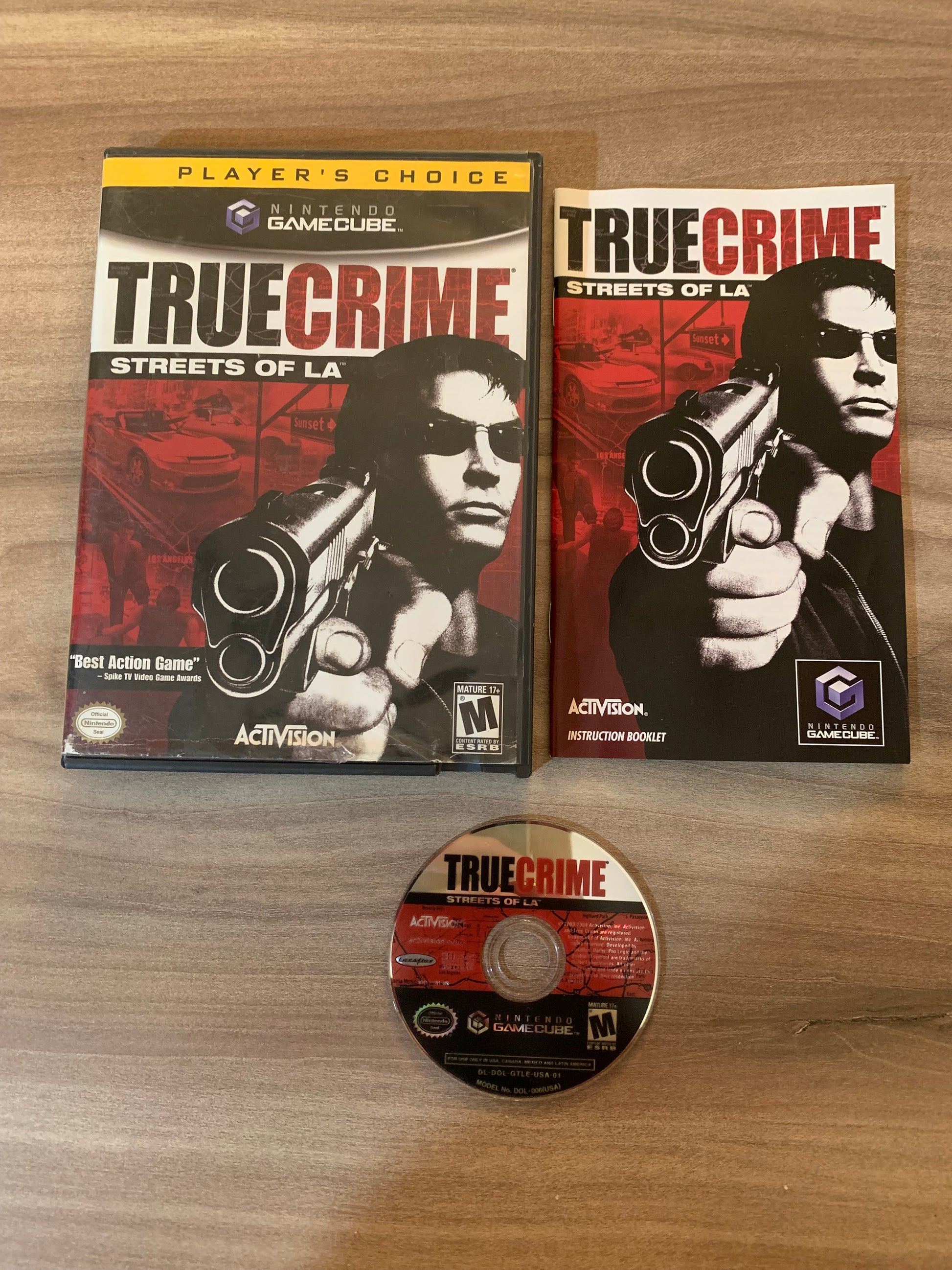 PiXEL-RETRO.COM : NINTENDO GAMECUBE COMPLETE CIB BOX MANUAL GAME NTSC TRUE CRIME STREETS OF LA