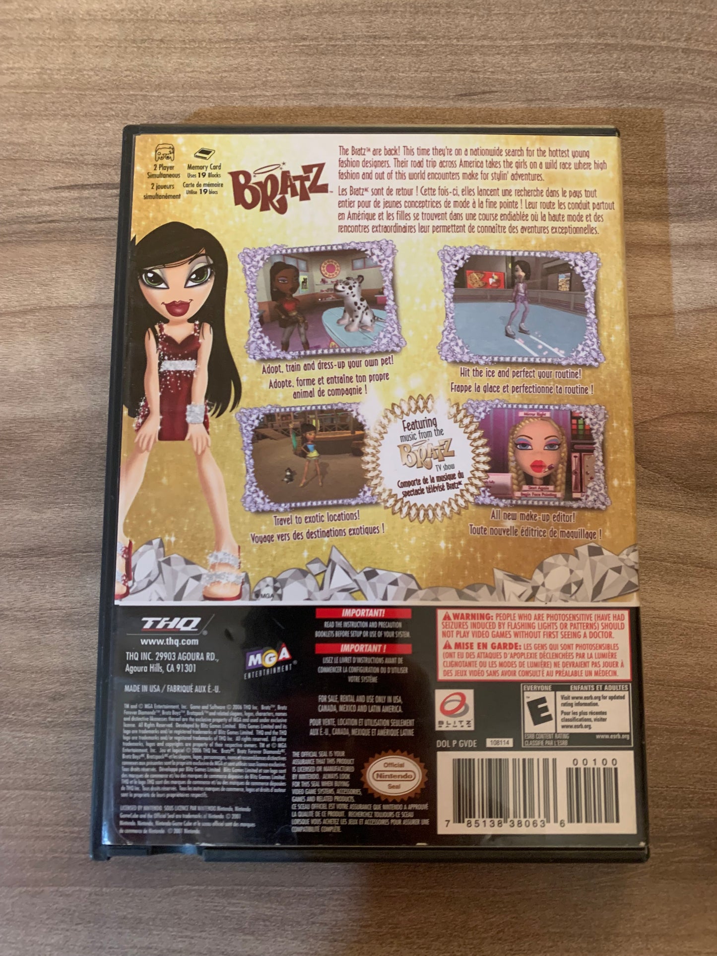 NiNTENDO GAMECUBE [NGC] | BRATZ FOREVER DiAMONDZ