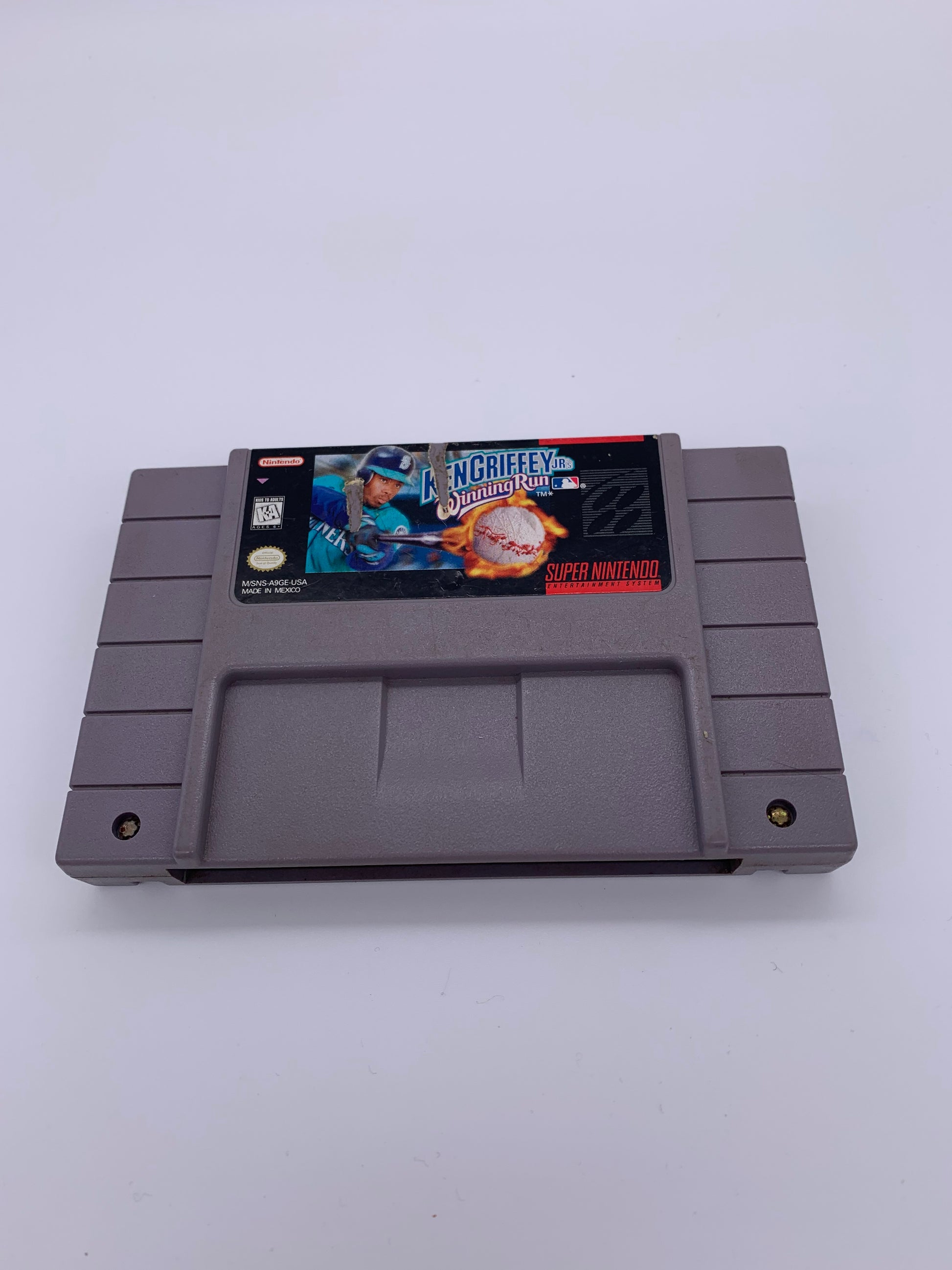 PiXEL-RETRO.COM : SUPER NINTENDO NES (SNES) GAME NTSC KEN GRIFFEY JRS. WINNING RUN