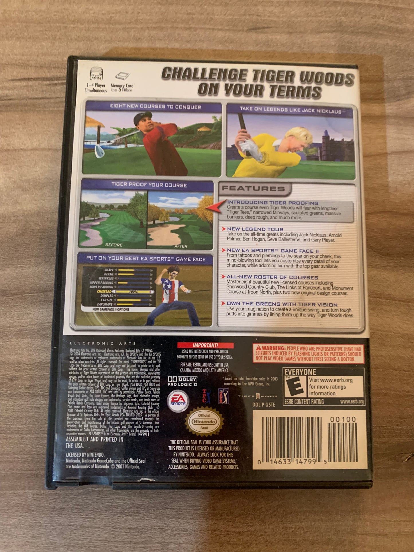 NiNTENDO GAMECUBE [NGC] | TiGER WOODS PGA TOUR 2005