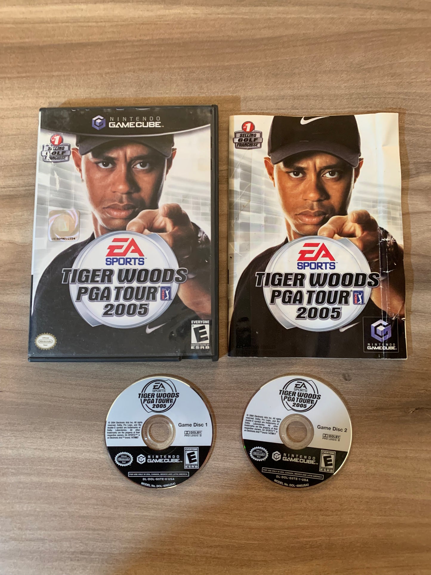 PiXEL-RETRO.COM : NINTENDO GAMECUBE COMPLETE CIB BOX MANUAL GAME NTSC TIGER WOODS PGA TOUR 2005