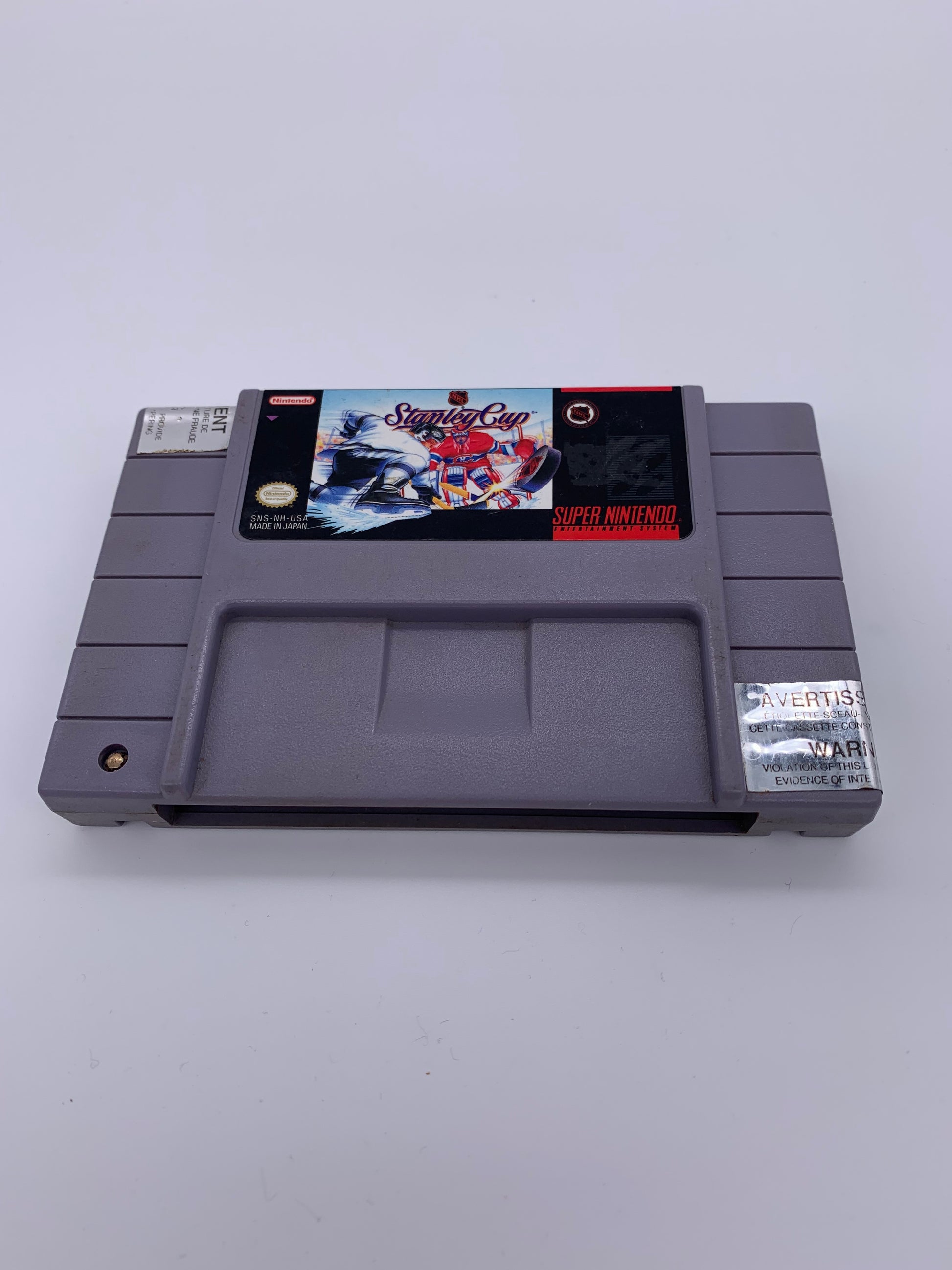 PiXEL-RETRO.COM : SUPER NINTENDO NES (SNES) GAME NTSC NHL STANLEY CUP