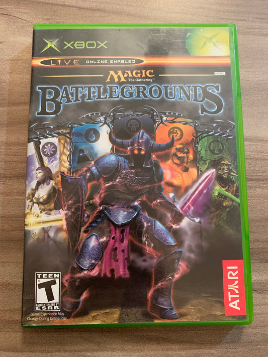 PiXEL-RETRO.COM : MICROSOFT XBOX COMPLETE CIB BOX MANUAL GAME NTSC MAGIC THE GATHERING BATTLEGROUNDS