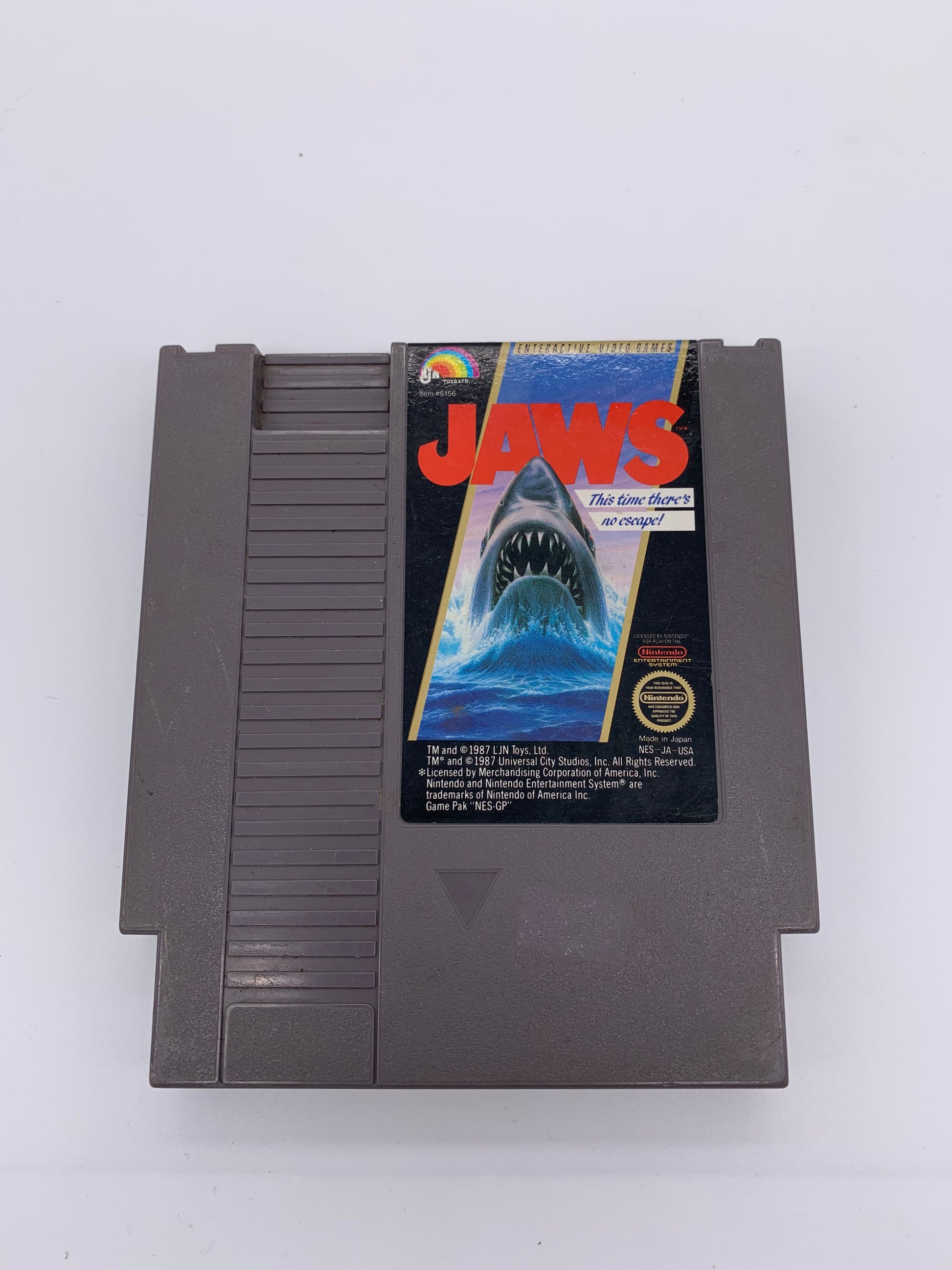 PiXEL-RETRO.COM : NINTENDO ENTERTAiNMENT SYSTEM (NES) GAME NTSC JAWS