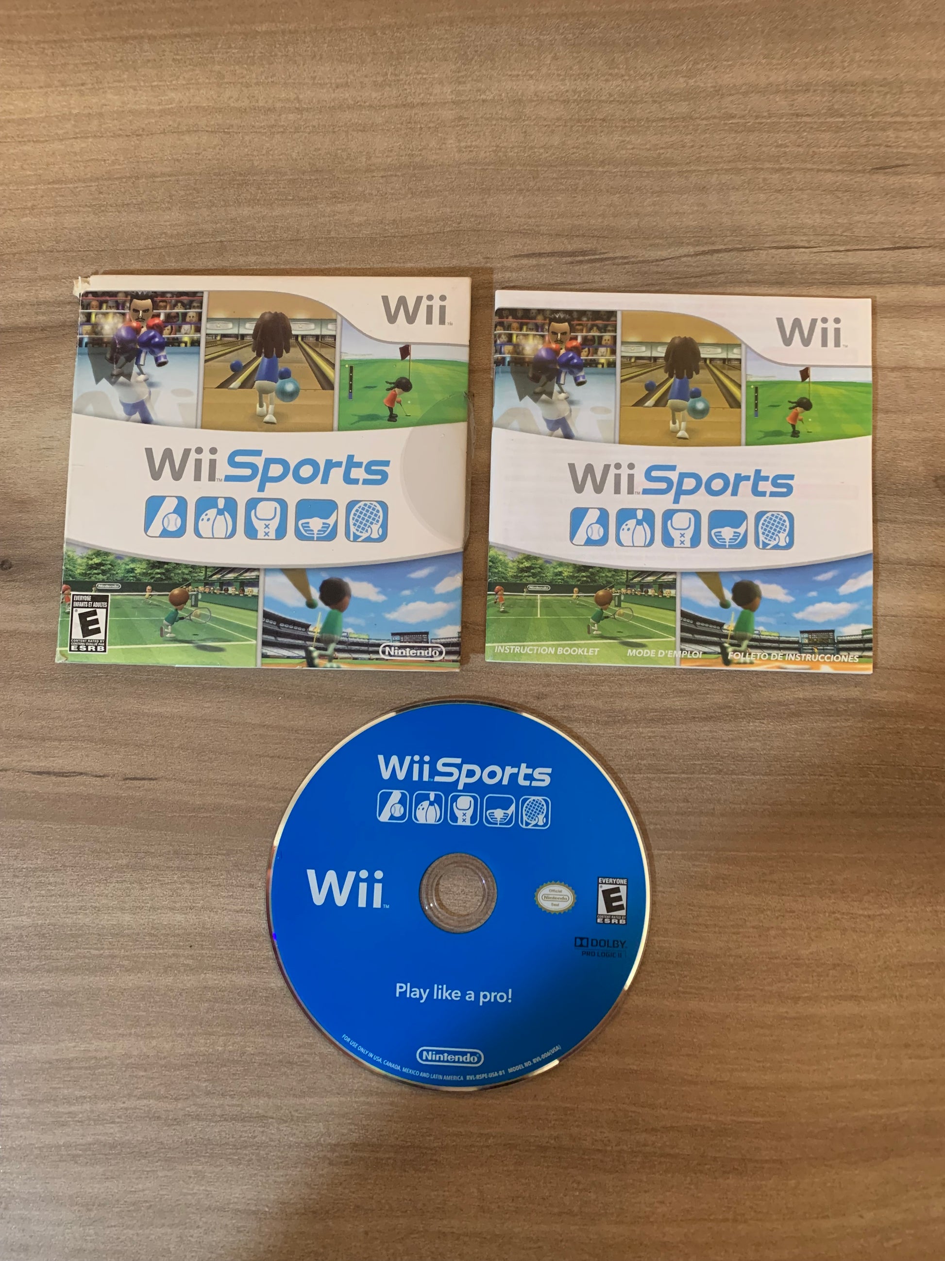 PiXEL-RETRO.COM : NINTENDO WII COMPLET CIB BOX MANUAL GAME NTSC WII SPORTS