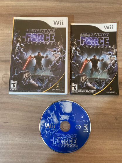 PiXEL-RETRO.COM : NINTENDO WII COMPLET CIB BOX MANUAL GAME NTSC STAR WARS THE FORCE UNLEASHED