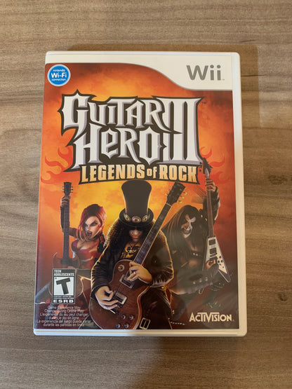 NiNTENDO Wii | GUiTAR HERO III LEGENDS OF ROCK