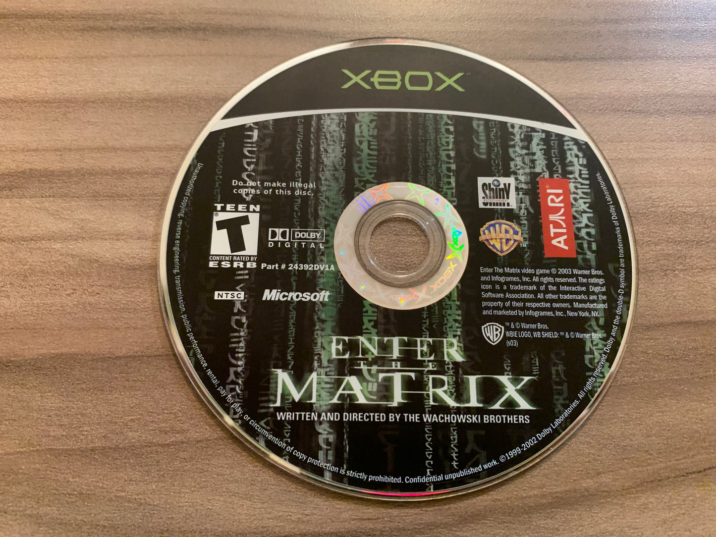 MiCROSOFT XBOX ORiGiNAL | ENTER THE MATRiX