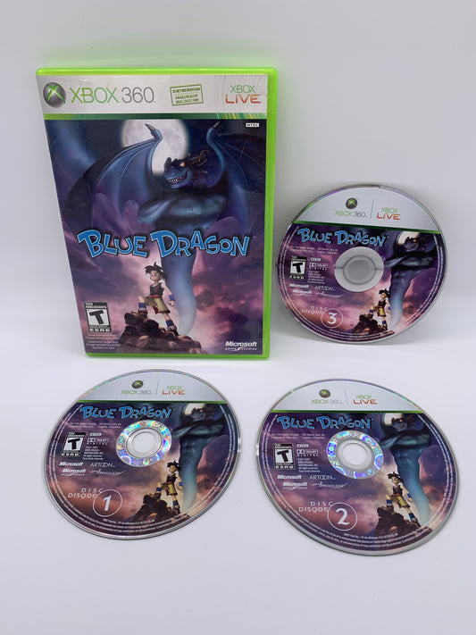 PiXEL-RETRO.COM : MICROSOFT XBOX 360 COMPLETE CIB BOX MANUAL GAME NTSC BLUE DRAGON