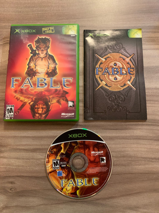 PiXEL-RETRO.COM : MICROSOFT XBOX COMPLETE CIB BOX MANUAL GAME NTSC FABLE