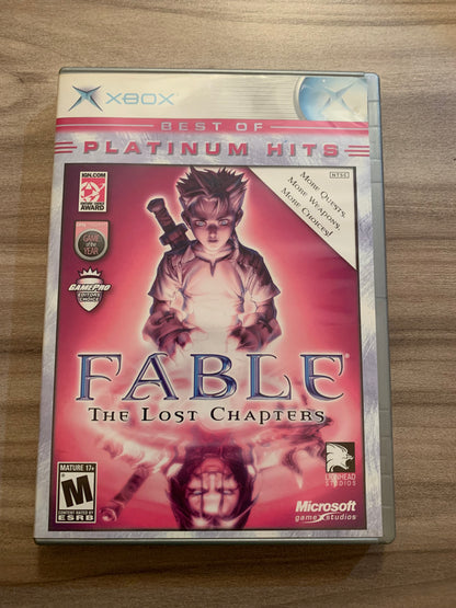 MiCROSOFT XBOX ORiGiNAL | FABLE THE LOST CHAPTERS | PLATiNUM HiTS