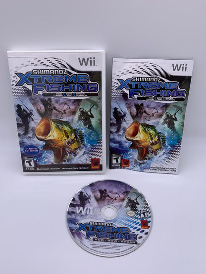 PiXEL-RETRO.COM : NINTENDO WII COMPLET CIB BOX MANUAL GAME NTSC SHIMANO XTREME FISHING