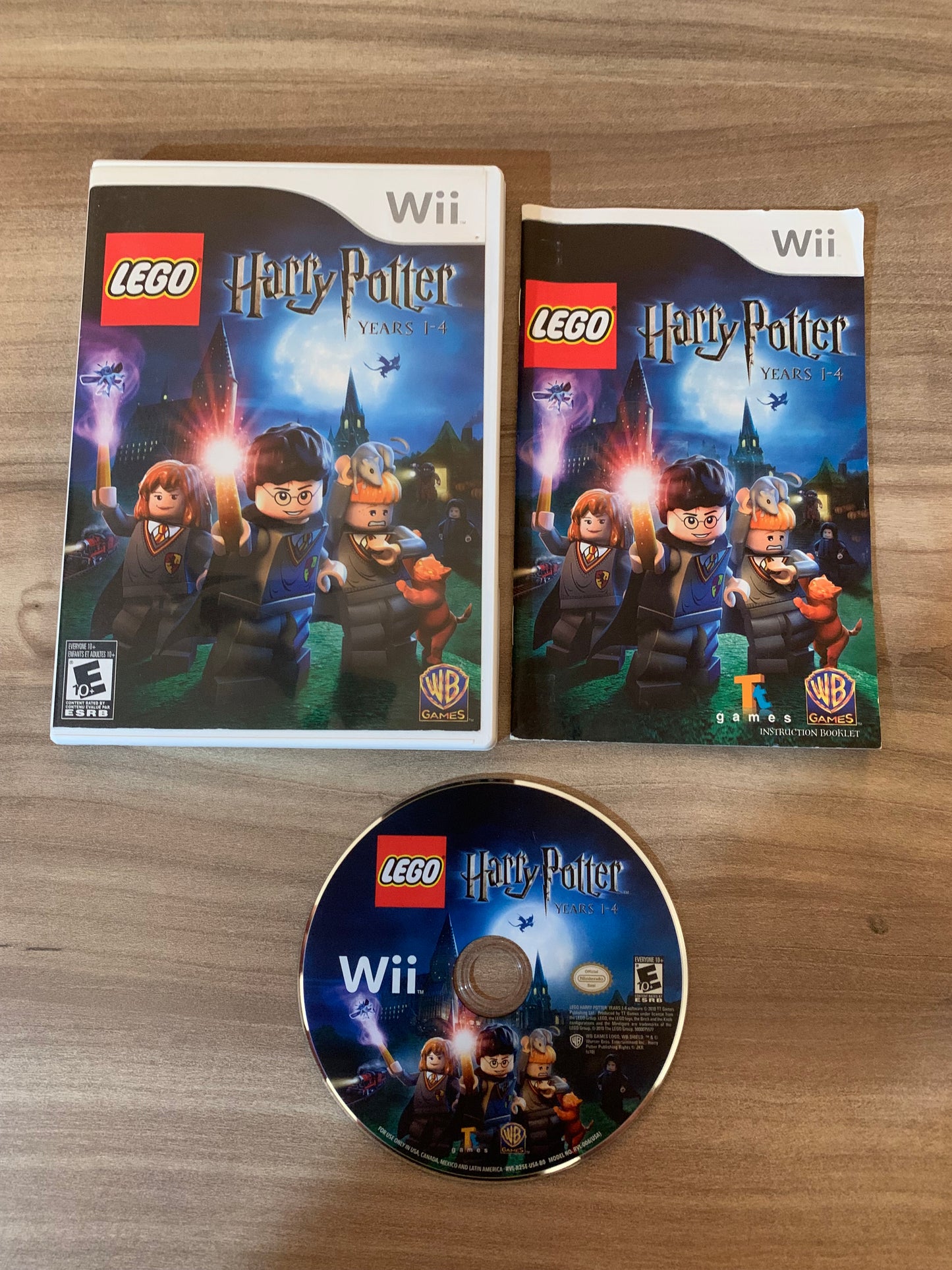 PiXEL-RETRO.COM : NINTENDO WII COMPLET CIB BOX MANUAL GAME NTSC LEGO HARRY POTTER YEAR 1-4