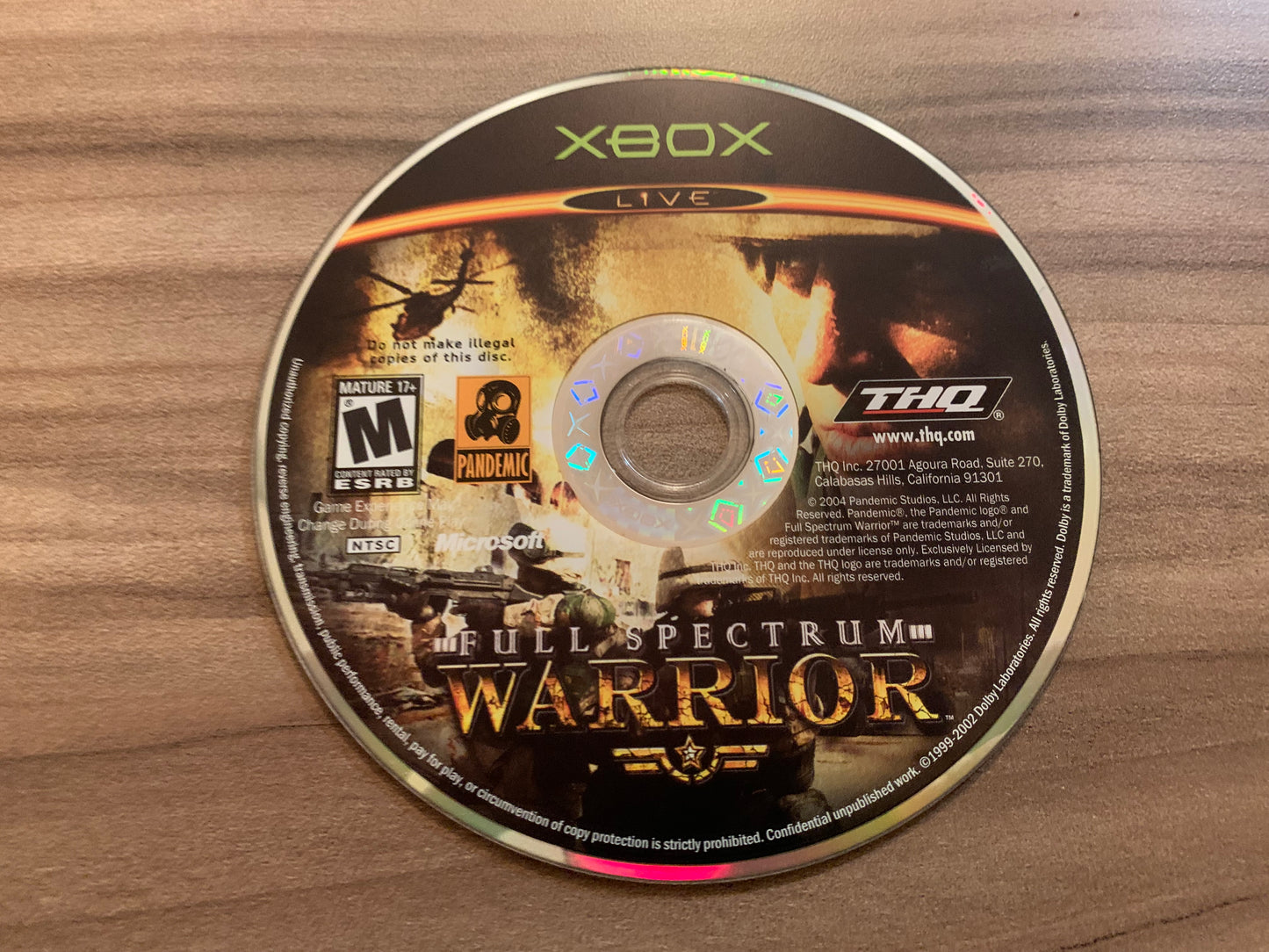 MiCROSOFT XBOX ORiGiNAL | FULL SPECTRUM WARRiOR