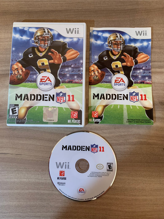 PiXEL-RETRO.COM : NINTENDO WII COMPLET CIB BOX MANUAL GAME NTSC MADDEN NFL 11