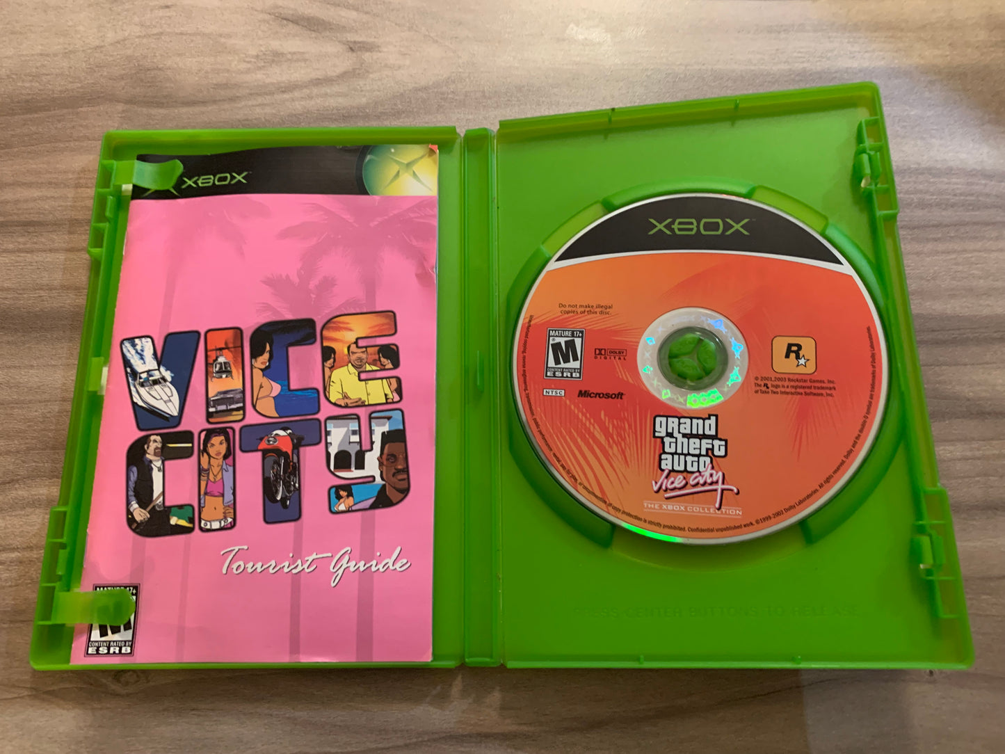 MiCROSOFT XBOX ORiGiNAL | GRAND THEFT AUTO ViCE CiTY THE XBOX COLLECTiON