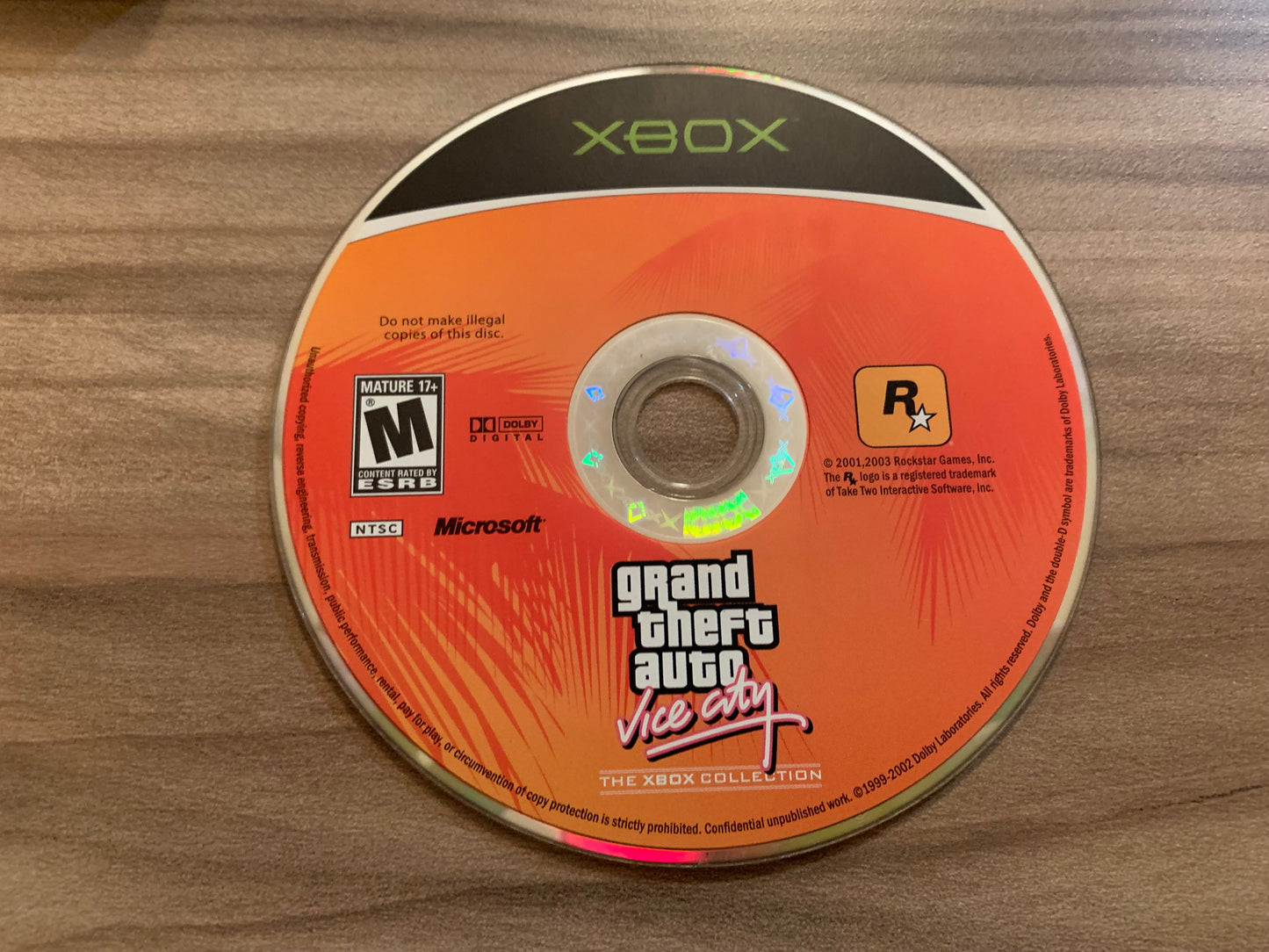 MiCROSOFT XBOX ORiGiNAL | GRAND THEFT AUTO ViCE CiTY THE XBOX COLLECTiON