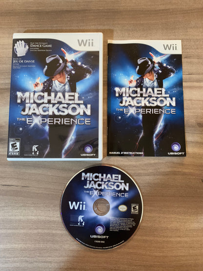 PiXEL-RETRO.COM : NINTENDO WII COMPLET CIB BOX MANUAL GAME NTSC MICHAEL JACKSON THE EXPERIENCE