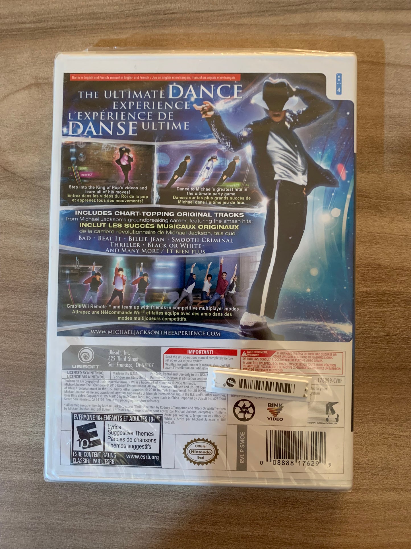 NiNTENDO Wii | MICHAEL JACKSON THE EXPERIENCE