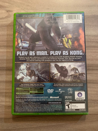 MiCROSOFT XBOX ORiGiNAL | PETER JACKSONS KiNG KONG THE OFFiCiAL GAME OF THE MOViE