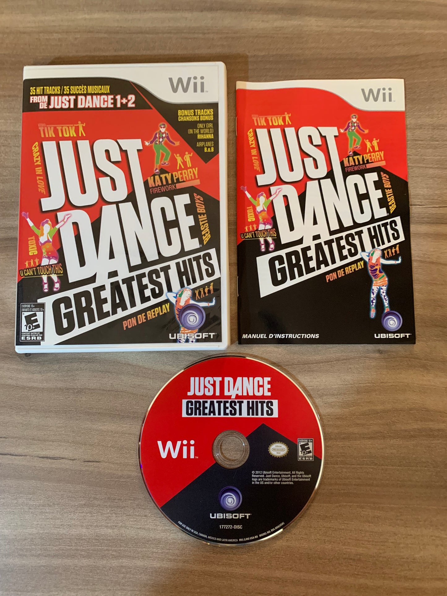 PiXEL-RETRO.COM : NINTENDO WII COMPLET CIB BOX MANUAL GAME NTSC JUST DANCE GREATEST HITS